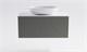 ASTRA-FORM Тумба подвесная М-40 90см 1ящ цв NCS S 3502-y мат./волна, раковина Атрия бел гл., столешница Solid бел гл. 4631177713606