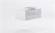 ASTRA-FORM Тумба подвесная Шарм 100см 1ящ  цв белый мат. с раковиной Шарм бел гл. и столешницей Solid бел гл. 4631177713736