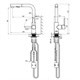 ROSSINKA Z Смеситель для кухни с вытяжным поворотным изливом (Z35-38) Z35-38