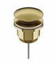 CERAMICA NOVA Донный клапан универсальный 70003BG с системой клик - клак латунь брашированное золото PVD 70003BG