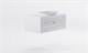 ASTRA-FORM Тумба подвесная Шарм 90см 1ящ белый матовый, раковина Шарм бел глянец и столешницей Solid бел матовый 4631177715112