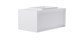 ASTRA-FORM Тумба подвесная Фрейм 90см 1ящ белый мат., раковина Антарес бел глянц, столешница Solid белый мат. 4631177715358