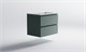 ASTRA-FORM Нижний шкаф Альфа 70 с 2 ящиками зеленый (NCS S 3005-B80G матовый) + Раковина "Альфа 70" 03060004ncss3005-b80g+04010006
