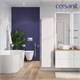 CERSANIT Комплект CITY SMART DPL EO slim инсталляция AQUA 40 SMART M кнопка CORNER пластик белый LP A69335