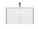 CERSANIT Тумба под раковину подвесная COMO 70 для COMO 70 белая A69338
