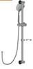 CERSANIT Душевой гарнитур LARA (стойка) 3 режима шланг 180 металл хром A68145