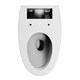 ABBER Унитаз Bequem AC1125P напольный белый с импульсным смывом AC1125P