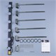 ABBER Полотенцесушитель электрический  Charme AH4005 хром AH4005