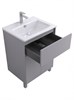 AQUATON Тумба под раковину Форест Про 60 туманный серый 1A297001FR4D0 1A297001FR4D0