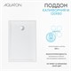 AQUATON Душевой поддон из литьевого мрамора Калифорния М 120х80 прямоугольный белый 1A737636CA010 1A737636CA010