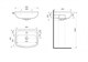 SANTEK Раковина Лонги 55 отверстие под смеситель 1WH501755 1WH501755