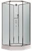 TIMO Premium ILMA 701 душевая кабина с крышей, хамам и стульчиком 100*100*225 ILMA701-roof-701-T-STILMA-T-CH/C