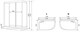 TIMO Standart T-1102 R душевая кабина 120*85*220, турецкая баня хамам T-1102R-T-STUN