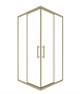 TIMO Душевой угол TKSS-90/17C-8, раздвиж 900*900*2000, проф мат золото, стекло проз 8 мм T38