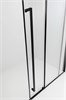 TIMO Душевая дверь TDSS-120/03C-8L, раздвиж 1200*2000, проф черный, стекло проз 8 мм T56L
