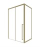 TIMO Душевая дверь TDSS-150/17C-8R, раздвиж 1500*2000, проф матовое золото + торцевое стекло TSS-1000/17C-8 1000*2000, проф матовое золото T55R+T63