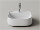 CERAMICA NOVA Раковина подвесная Fonte с отверстием под смеситель 420x420x145, белый CN5052 CN5052