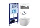 AQUATEK SET ЕВРОПА-067 4в1 (рама INS-0000025 +крепление KKI-0000002 +кнопка KDI-0000067 +унитаз AQ1901-00 +тонкое сиденье sc) SET AQUATEK ЕВРОПА-067 4в1
