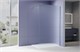 AQUATEK Душевая перегородка Walk In 140см,с держателем 1200мм, профиль хром, стекло рифленое, закаленное AQ.WI.140.2CH