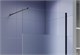 AQUATEK Душевая перегородка Walk In 120см, с держателем 1200мм, профиль черный матовый, стекло прозрачное+матовое, закаленное AQ.WI.120.3BL