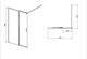 AQUATEK Душевая перегородка Walk In 120см, раздвижная, с держателем 1200мм, профиль хром, стекло прозрачное, закаленное AQ.WISL.120.1CH