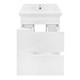 AZARIO Комплект Тумба KANTRI 50/2 500х400х650 подвесная, с раковиной Фостер 50, белый глянец (CS00097246) CS00097246