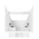 AZARIO Комплект Тумба KANTRI 50/2 500х400х650 подвесная, с раковиной Фостер 50, белый глянец (CS00097246) CS00097246