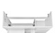 AZARIO Комплект Тумба KANTRI 100/2 1005х455х870 подвесная, дверь с раковиной Фостер 100, белый глянец (CS00097258) CS00097258