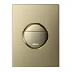 ABBER Кнопка смыва AC0126BG пневматическая, золото брашированное AC0126BG