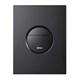 ABBER Кнопка смыва AC0126MB пневматическая, черная матовая AC0126MB