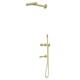 ABBER Душевая система Perfekte 316 AF8A50BG скрытого монтажа с изливом, золото брашированное AF8A50BG