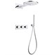 ABBER Душевая система Wasser Kreis AF8151 скрытого монтажа без излива, термостат, хром AF8151