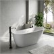 ABBER Акриловая ванна AB9501 белая AB9501