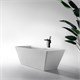 ABBER Ванна из искусственного камня Berlin AM9912 белая матовая AM9912
