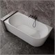ABBER Ванна из искусственного камня Stein AS9651 L белая матовая AS9651 L