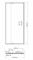 WASSERKRAFT Berkel 48P27 Душевая дверь, ширина 80 см, стекло прозрачное 6 мм - фото 34844