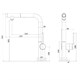AQUAme AQM9903CR  Cucina Смеситель для кухни  с выдвижным L-образным изливом, с подключением к фильтру с питьевой водой, хром AQM9903CR