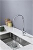 AQUAme AQM9903CR  Cucina Смеситель для кухни  с выдвижным L-образным изливом, с подключением к фильтру с питьевой водой, хром AQM9903CR