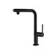 AQUAme AQM9903MB  Cucina Смеситель для кухни  с выдвижным L-образным изливом, с подключением к фильтру с питьевой водой, черный матовый AQM9903MB