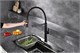AQUAme AQM9904MB  Cucina Смеситель для кухни с гибким изливом,  черный матовый AQM9904MB