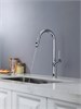 AQUAme AQM9905CR  Cucina  Смеситель для кухни с выдвижным U-образным изливом,  с подключением к фильтру с питьевой водой, хром AQM9905CR