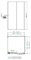 WASSERKRAFT Dill 61S16 Душевой уголок квадратный, размер 110х100 см, стекло прозрачное 6 мм, профиль черный - фото 34892