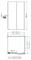 WASSERKRAFT Dill 61S19 Душевой уголок квадратный, размер 100х100 см, стекло прозрачное 6 мм, профиль черный - фото 34895