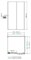 WASSERKRAFT Dill 61S10 Душевой уголок прямоугольный, размер 120х100 см, стекло прозрачное 6 мм, профиль черный - фото 34901