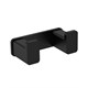 AQUAme AQM7302MB  Tivoli  Крючок двойной латунный, черный матовый AQM7302MB