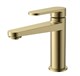 AQUAme AQM6910BG Novara Смеситель для раковины, цвет золото шлифованное AQM6910BG