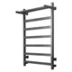 ARINGA Порто полотенцесушитель лесенка электрический с полкой 80*50, оружейная сталь AR03053GS