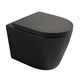 VECONI Унитаз подвесной Ando VAN-48TB, черный VAN-48TB