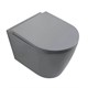 VECONI Унитаз подвесной Ando VAN-48TGR, серый VAN-48TGR
