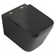 VECONI Унитаз подвесной Pulo VPU-51TB, черный VPU-51TB